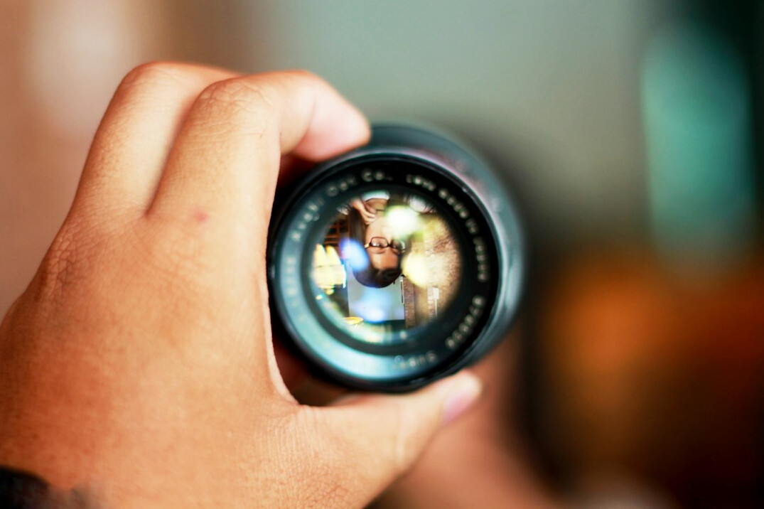 Close-up of a camera lens